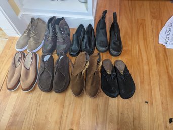 Eight Pairs Of Men's Shoes, Size 13.
