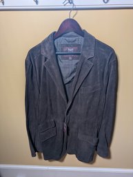 Hickey Freeman Leather Jacket, Size 46.