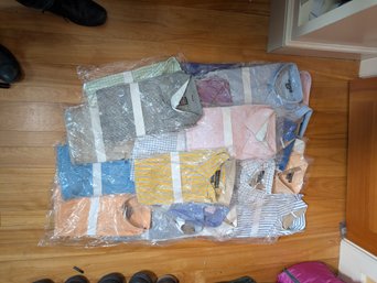 Large Collection Of Men's XL To XXL Dress Shirts.