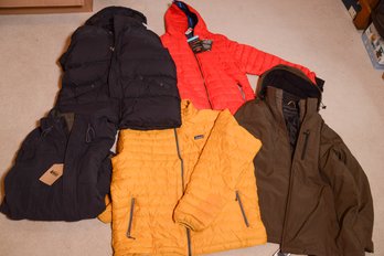 Group Of 5 Mens Winter Coats