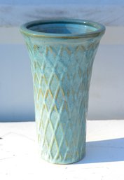 Large Green Porcelain Vase.