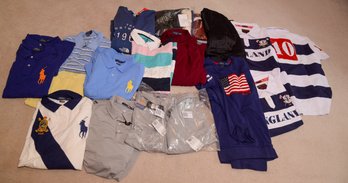 Group Of Athletic Shirts, Shorts And Polos.