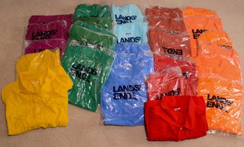 Group Of Lands End Polo Shirts.