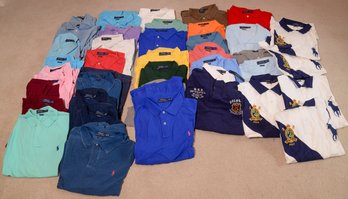 Large Group  Of Polo Ralph Lauren Polo Shirts.q