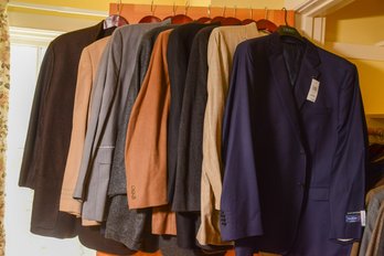 16 Suit Jackets.