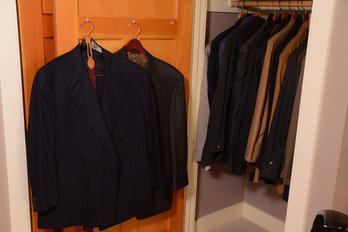 16 Suits, 4 Suit Jackets.