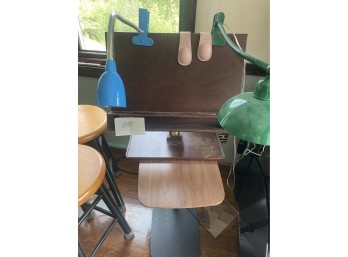 Table Easel with Two Clip on Lights