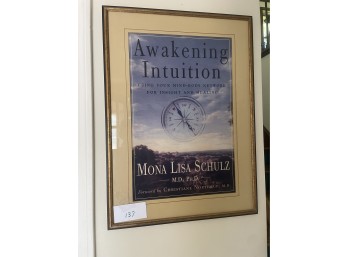 Framed Book Advertisement Print