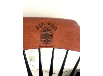 Three Wooden University Chairs