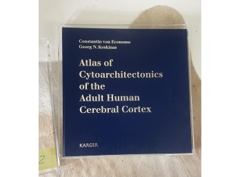 Atlas of the Human Cerebral Cortex Large Hardcover in Plastic Case