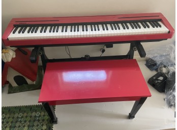 Yamaha P71 Keyboard and Bench