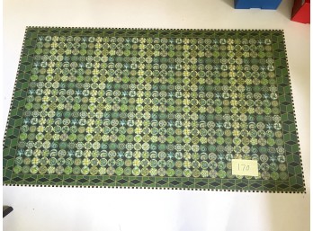 MacKenzie Childs Green Design Plastic Mat