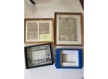 Group of Four Frames