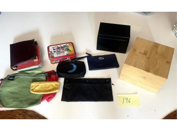 Group of Pencil Cases, Filofax and Storage Boxes