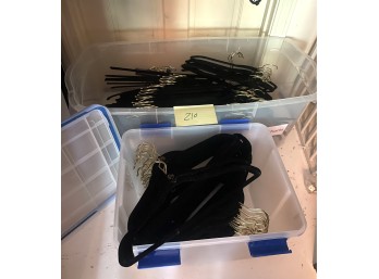 Two Large Boxes of Clothes Hangers