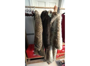 Three Faux Fur Coats by Fabulous Furs for Animal Lovers