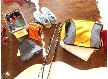 Three J Crew Animal Print Belts and Grace Eleyae New Winter Hat