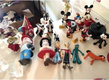 Large Group of Disney Figures