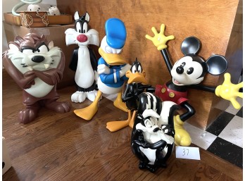 Six Large Composite Disney Figures