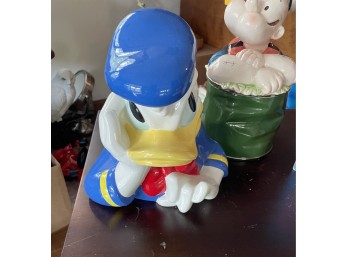 Four Ceramic Covered Jars