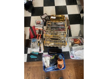 Four DeWalt Tool Boxes with Tools