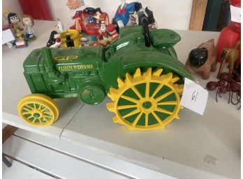Ceramic John Deere Tractor Box.