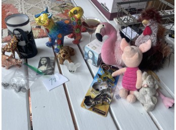 Group of Whimsical Table Items