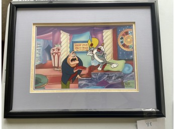 Two Universal Limited Edition Animation Cels One Signed Art Davis