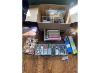 Large Box of Drawing and Writing Materials