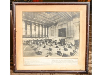 1923 New York Stock Exchange Photo.