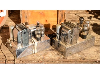 Pair Scott Tube Amps.