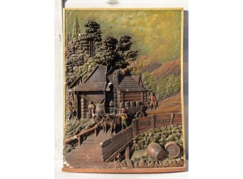 Early Time Whiskey Advertising Sign.