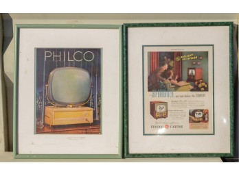 GE and Philco TV Ads.