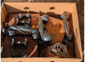 Pictograph Intercom And Two Phones.