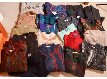 Nineteen Sweaters, Size M to L.