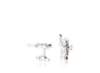 Rotenier Sterling Silver Statue of Liberty Cufflinks $345.00