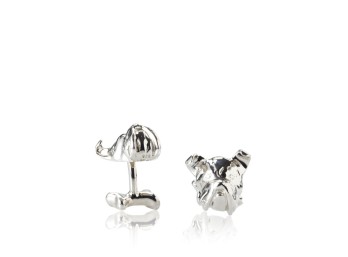 Rotenier Sterling Silver Boxer Cufflinks $345.00