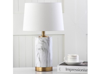 Safavieh White Marble Table Lamp