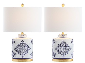 Safavieh BlueWhite Table Lamps