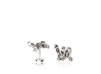 Rotenier Sterling Silver Dragon Cufflinks - $395.00