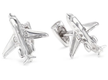 ROTENIER Silver Cuff Links - Jetsetter Style