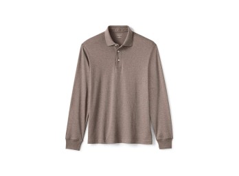 Two Lands End Mens Supima Polos Maplewood Heather XX-Large