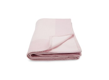 Two Saks Fifth Avenue Light Pink Wool Throws