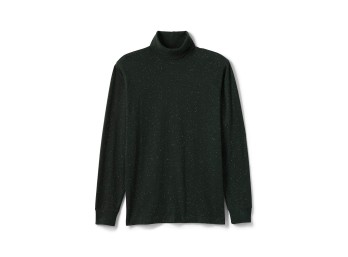 Four Lands End Mens Long Sleeve Turtleneck Dark Eucalyptus Donegal XX-Large