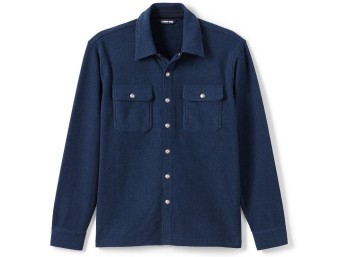 Lands End Navy Shirt Jacket XXL - Handsome Casual