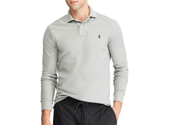 Polo Ralph Lauren Weathered Mesh Cotton Polo Shirt