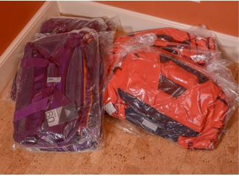 Eight Gregory Alpaca Bags.