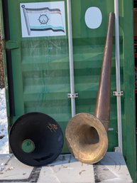 Two Phonograph Horns.