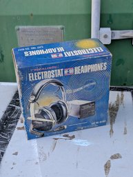 Realistic Electrostat HP-100 Headphones.