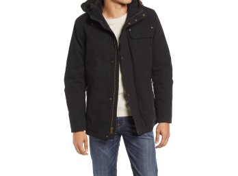 Brothers Water Resistant Hooded Cruiser Jacket, XL